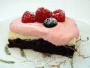 raspberry cheesecake brownie